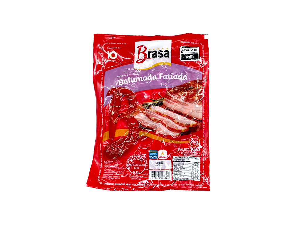 BACON FATIADO PALETA BRASA 1 KG (CX 15 PCT)